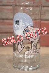 ct-220601-76 E.T. / Pizza Hut 1982 Novelty Glass "Phone Home"