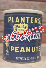 dp-220601-26 PLANTERS / MR.PEANUT 1960's-1970's Party Pack Cocktail Peanuts Tin Can