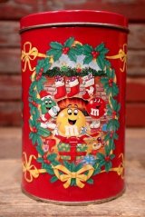 ct-220601-01 Mars / M&M's 1993 Christmas Tin Can