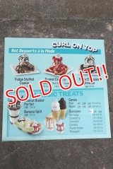 dp-220401-28 Dairy Queen / 2018 Translite Menu Sign "CURL ON TOP・CLASSIC TREAT"