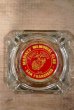 画像2: dp-20719-34 MARINES' MEMORIAL CLUB SAN FRANCISCO / Vintage Glass Ashtray (2)