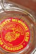 画像5: dp-20719-34 MARINES' MEMORIAL CLUB SAN FRANCISCO / Vintage Glass Ashtray (5)