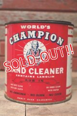 dp-20719-11 World's CHAMPION / HAND CLEANER Vintage Can