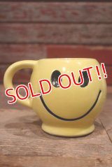 dp-220401-39 McCOY POTTERY / 1970's Smiley Face Mug