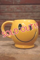 dp-220401-39 McCOY POTTERY / 1970's Smiley Face Mug