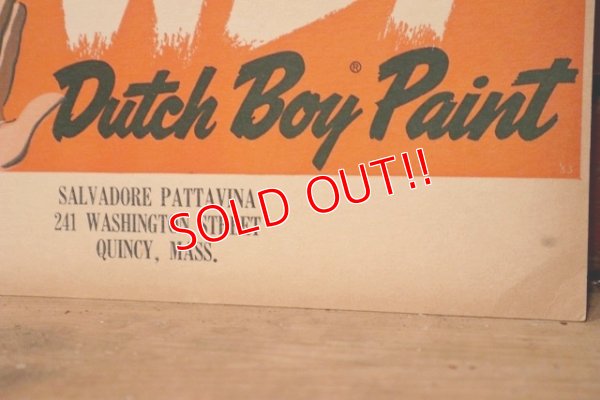 画像4: dp-220801-01 Dutch Boy / 1950's〜 WET PAINT Paper Sign