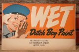 dp-220801-01 Dutch Boy / 1950's〜 WET PAINT Paper Sign (B)