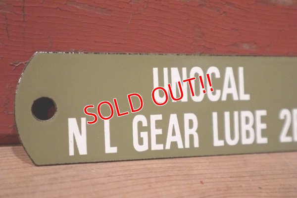 画像2: dp-220801-27 UNOCAL N L GEAR LUBE 2EP / 〜1960's Gas Pump Plate