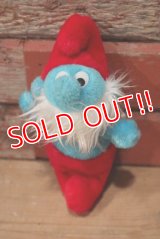 ct-220719-56 Papa Smurf / 1980's Plush Doll (SS)