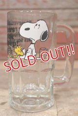 gs-220801-01 Snoopy / 1970's Beer Mug