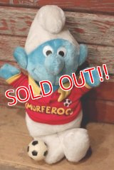 ct-220719-62 Smurf / 1980's Plush Doll "Football"