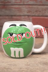 ct-220601-01 MARS / M&M's 2003 Ceramic Big Mug "Green"