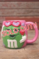 ct-220601-01 MARS / M&M's 2003 Ceramic Mug "Green・Valentine"