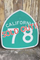 dp-220801-13 Road Sign CALIFORNIA Freeway 78 Sign