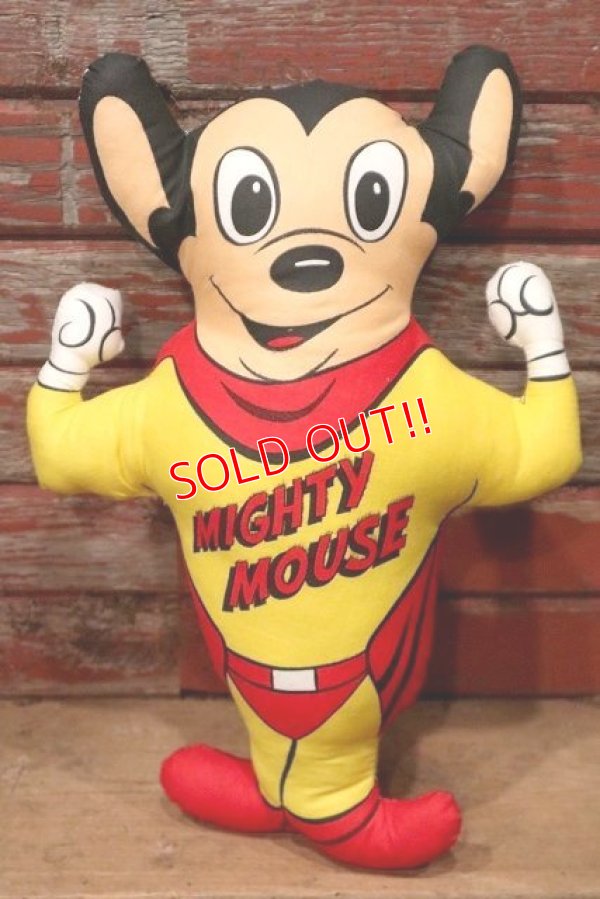 画像1: ct-220801-20 Mighty Mouse / 1970's〜 Pillow Doll