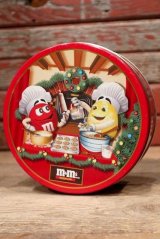 ct-220601-01 MARS / M&M's 2000's Holiday Season Tin Can