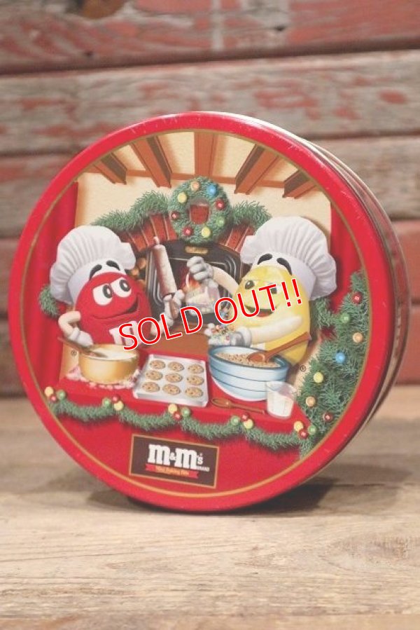 画像1: ct-220601-01 MARS / M&M's 2000's Holiday Season Tin Can