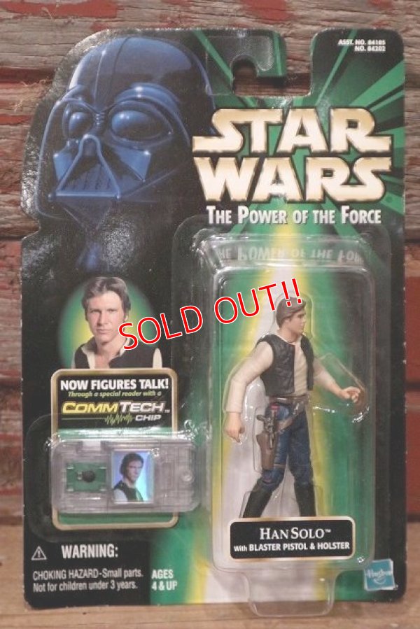 画像1: ct-211001-43 STAR WARS / POTF HAN SOLO with COMMTECH CHIP Green Card