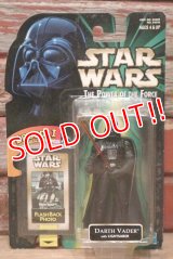 ct-211001-43 STAR WARS / POTF DARTH VADER with LIGHTSABER Green Card