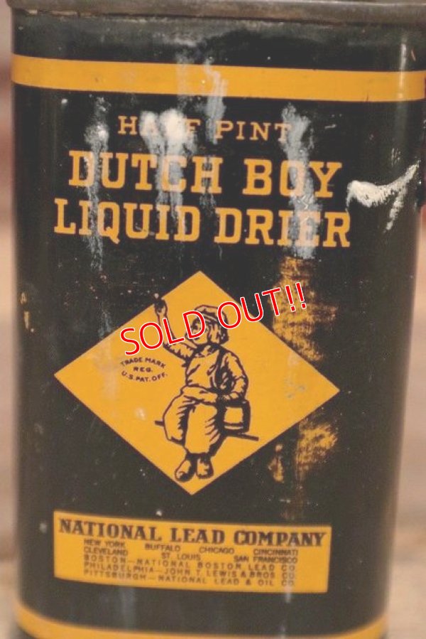 画像2: dp-220901-12 DUTCH BOY / 1940's-1950's LIQUID DRIER Can