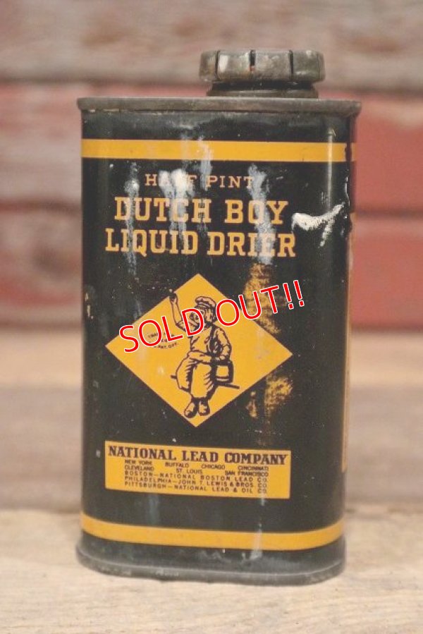 画像1: dp-220901-12 DUTCH BOY / 1940's-1950's LIQUID DRIER Can