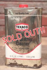 dp-220901-77 TEXACO / 1960's Plastic and Leather Cleaner Can