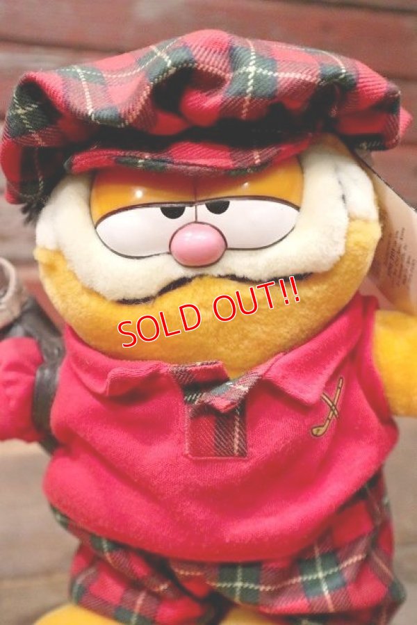 画像2: ct-220901-14 Garfield / FINE TOY 1980's〜1990's  Plush Doll "Golf"