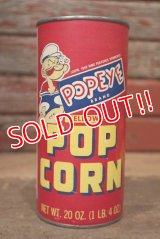 ct-220901-13 Popeye / Vintage Pop Corn Can Bank