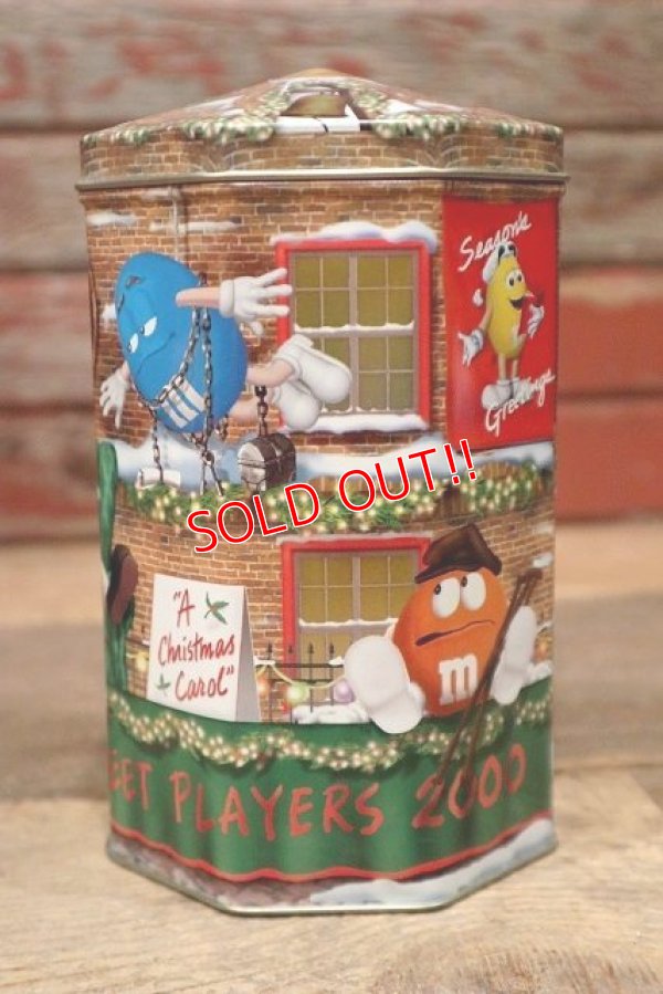 画像2: ct-220601-01 MARS / M&M's 2000 Christmas Village Series Number 10 Canister Can