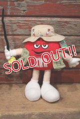 ct-220601-01 MARS / M&M's 2000's Plush Doll "Fisherman Red"