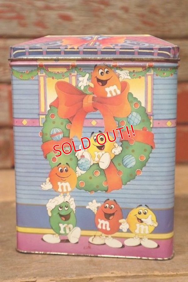 画像1: ct-220601-01 MARS / M&M's 1995 "Christmas Eve at the Bed and Breakfast" Canister Can