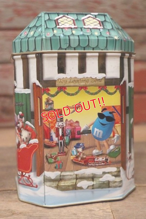 画像2: ct-220601-01 MARS / M&M's 1999 Christmas Village Series Number 10 Canister Can