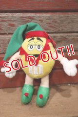 ct-220601-01 MARS / M&M's 2004 Plush Doll "Christmas Elf Yellow"