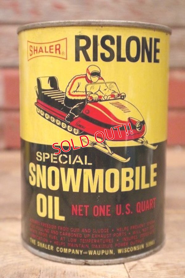 画像1: dp-220901-88 SHALER RISLONE / One U.S. Quart SNOWMOBILE OIL