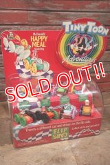 ct-221001-07 McDonald's / 1991 TINY TOON Adventures FLIP CARS Happy Meal Display