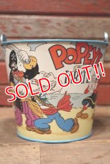 ct-220901-13 Popeye / Schylling 1996 Metal Bucket