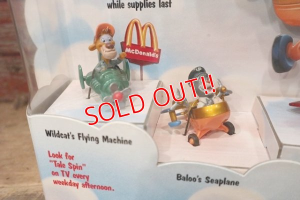 画像2: ct-221001-09 McDonald's / 1989 TALE SPIN DIE-CAST PLANES Happy Meal Display