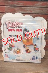 ct-221001-09 McDonald's / 1989 TALE SPIN DIE-CAST PLANES Happy Meal Display