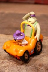 ct-221101-68 Magilla Gorilla & Secret Squirrel / BURGER KING 1990's Wacky Racing Car Kid's Club Toy