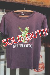 ct-221101-19 Kermit × PURDUE / 1970's T-Shirt