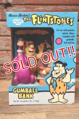 ct-221001-31 THE FLiNTSTONES / Tim Mee TOY 1993 GUMBALL BANK