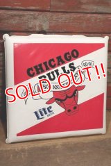 dp-221101-29 CHICAGO BULLS × Lite BEER / 1990-1991 Seat Cushion