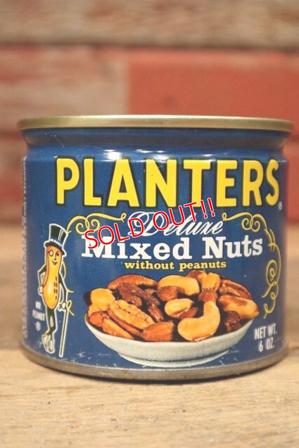 画像1: dp-221101-10 PLANTERS / MR.PEANUT 1960's-1970's Deluxe Mixed Nuts Can