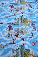 ct-220601-07 HE-MAN and the Masters of the Universe / 1983 Flat Sheet (Twin size)