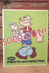 ct-220901-13 Popeye & Swee'pea / jaymar 1970's Frame Tray Puzzle