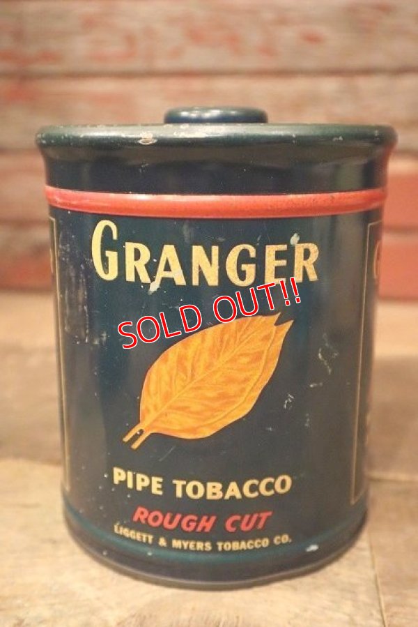 画像1: dp-221201-45 GRANGER / 1920's-1930's Pipe Tobacco Tin Can