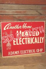 ct-221201-17 Willie Wiredhand / 1950's HEATED ELECTRICALLY Metal Sign