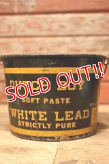 ct-221201-06 DUTCH BOY / 1950's SOFT PASTE WHITE LEAD Bucket