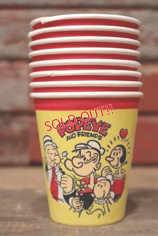 画像1: ct-220901-13 Popeye / 1978 Paper Cups