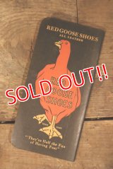 dp-221201-08 RED GOOSE SHOES / 1930's Memo Book